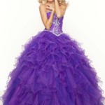 prom dress purple